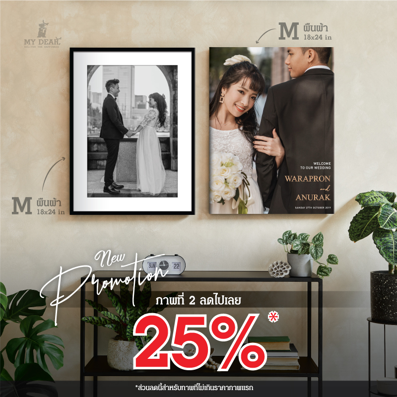 โปรใหม่ต้อนรับปีเสือ ซื้อภาพที่ 2 ลดไปเลย 25%